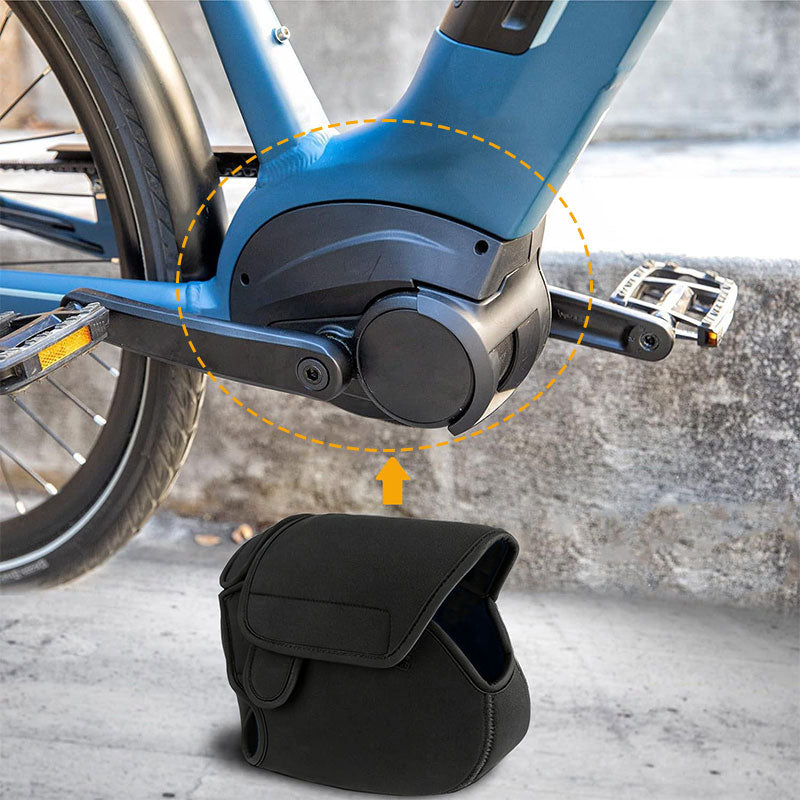 Neoprene Motor Cover for Electric Bikes – Waterproof Dustproof Protection for E-Bike and Off-Road Cycling