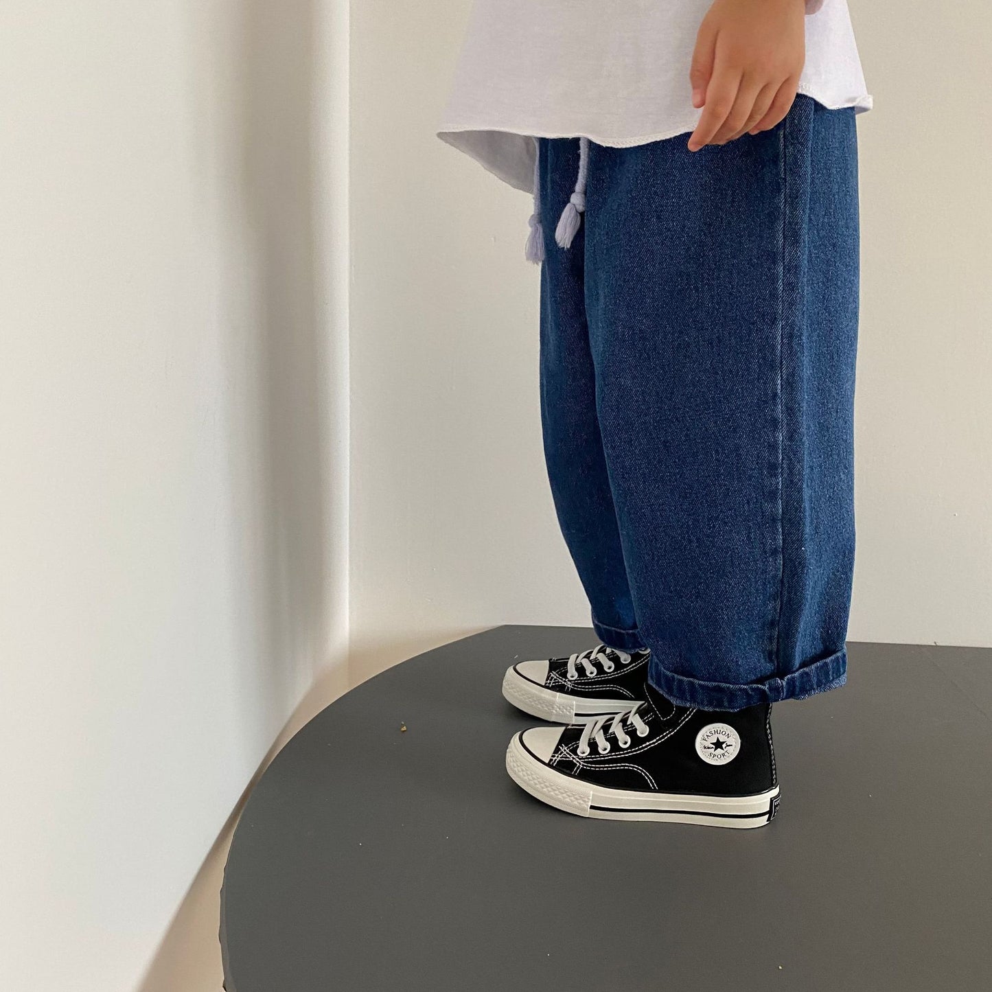 Children's lace up jeans