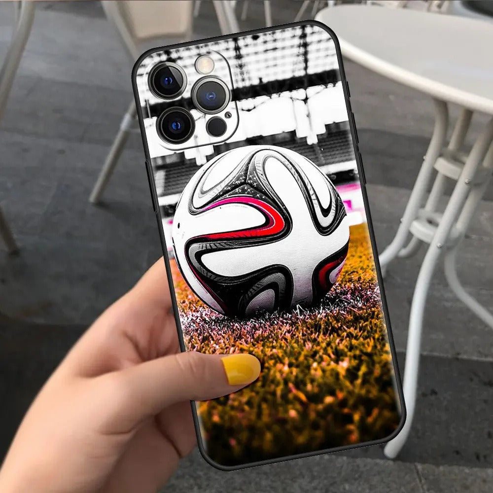 Suitable for iPhone 15 soccer phone case