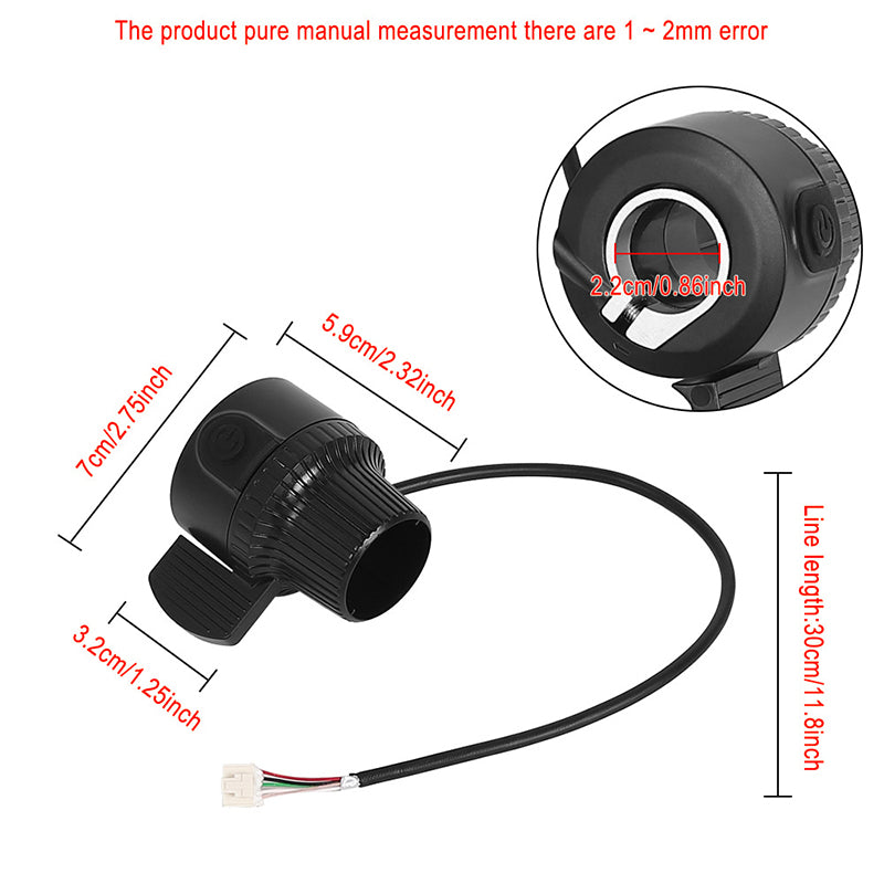 Compatible with KuKirin G2 Throttle,Commuter E-Scooter Thumb Accelerator, Smooth Steady Acceleration, Durable OEM Part