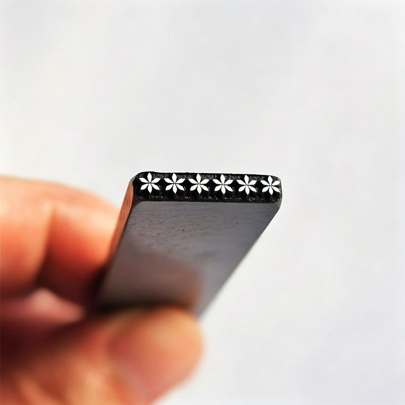Delicate Lace Edge Metal Stamp | Jewelry Maker’s Hole Punch for Custom Ring & Bracelet Marking | Romantic Floral Texture Tool