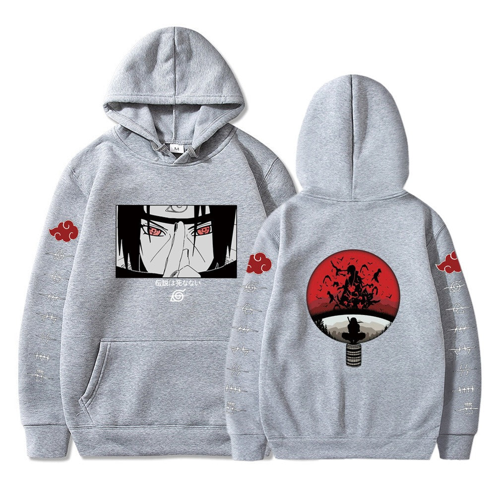 Nissan Naruto Spring, Autumn, Winter Men's Trendy Fleece Fashion Sports Casual Long sleeved Sweater