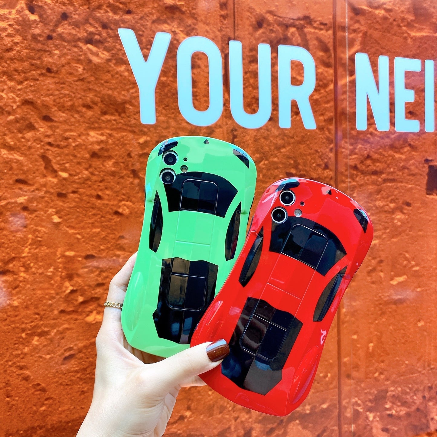 Suitable for Apple 15promax/11/XR 3D sports car phone case 7P couple car 8 soft shell racing Xsmax