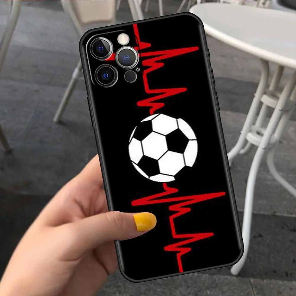 Suitable for iPhone 15 soccer phone case