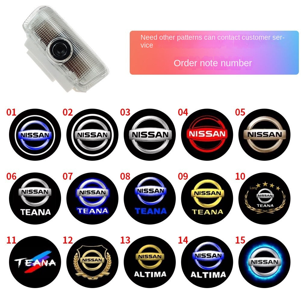 Applicable for Nissan Teana Welcome Light, Patrol, Cedric/Gloria Dedicated Welcome Light Laser Projection Door Light