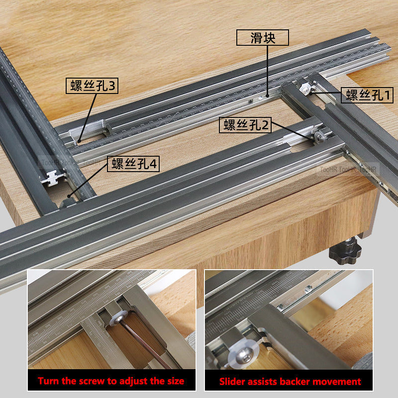 Edge Trimmer Milling Slot Flip Engraving Opening 50# Backing