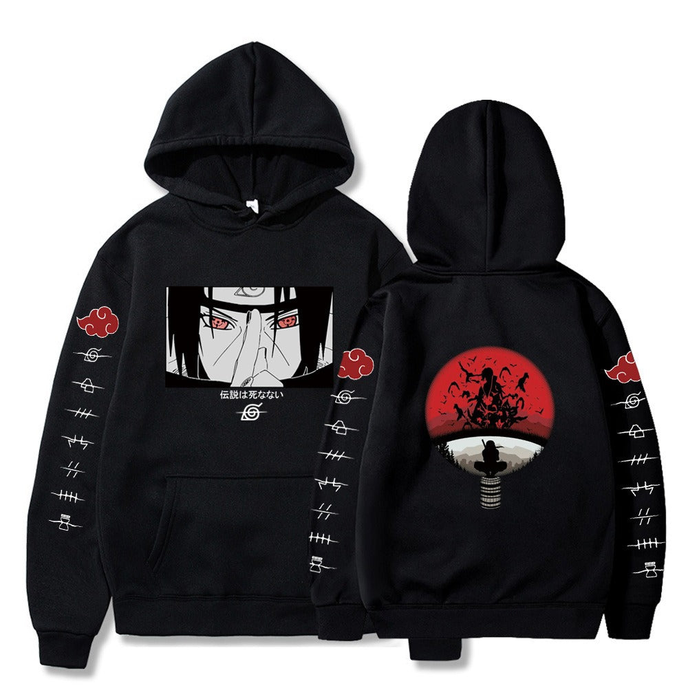 Nissan Naruto Spring, Autumn, Winter Men's Trendy Fleece Fashion Sports Casual Long sleeved Sweater