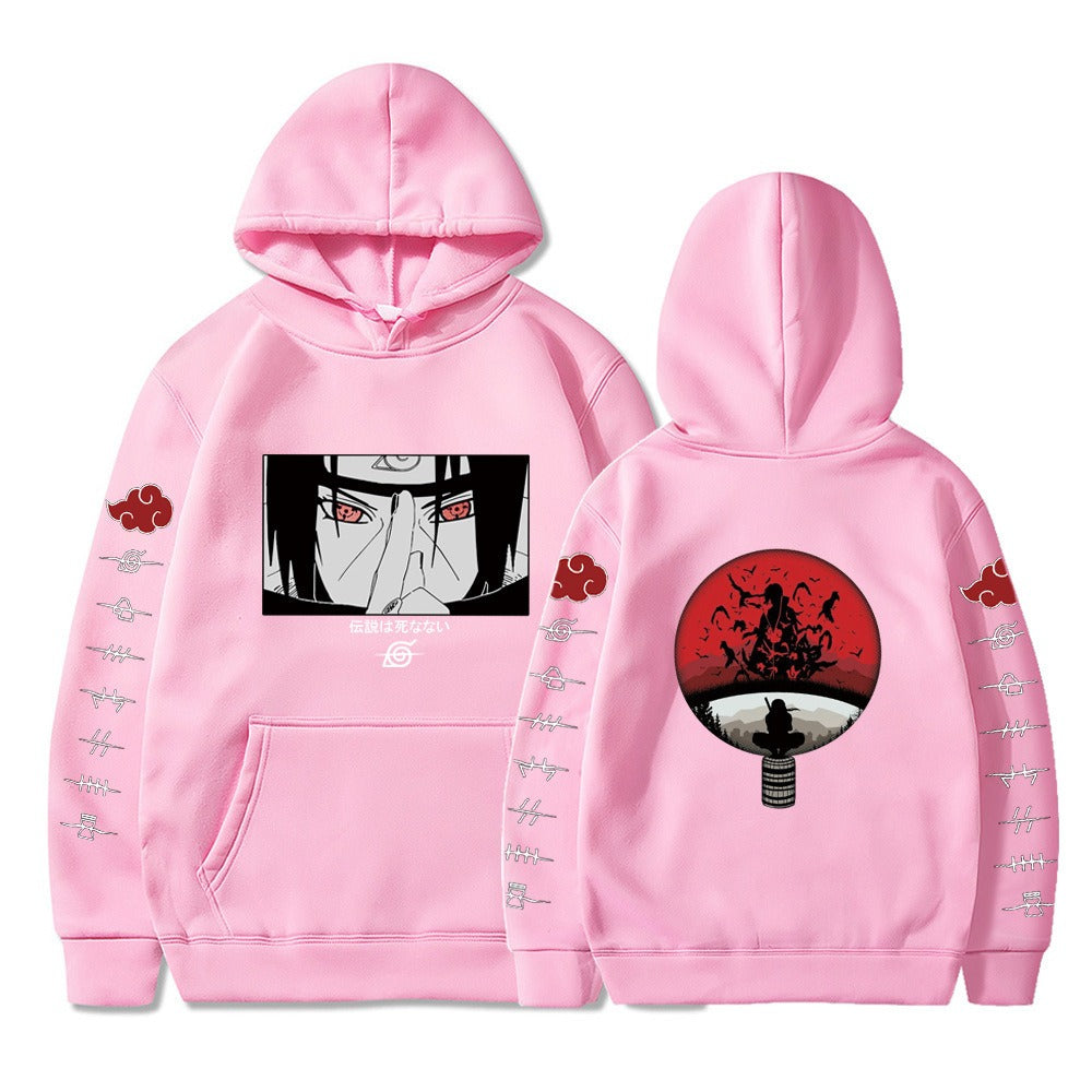Nissan Naruto Spring, Autumn, Winter Men's Trendy Fleece Fashion Sports Casual Long sleeved Sweater