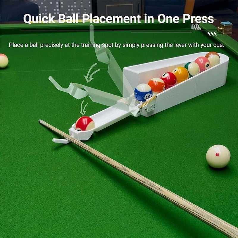 3D Printed Pool Ball Alignment Stand, Portable Snooker Training Aid & Billiard Holder