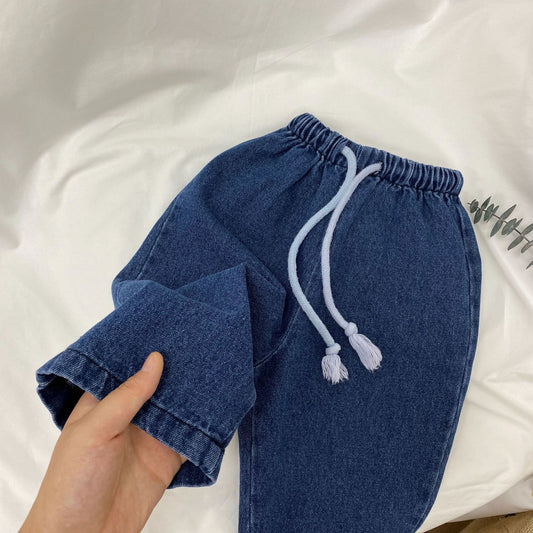 Children's lace up jeans