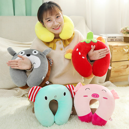 U-shaped Neck Pillow Travel Car Portable Office Nap Pillow for Neck Support