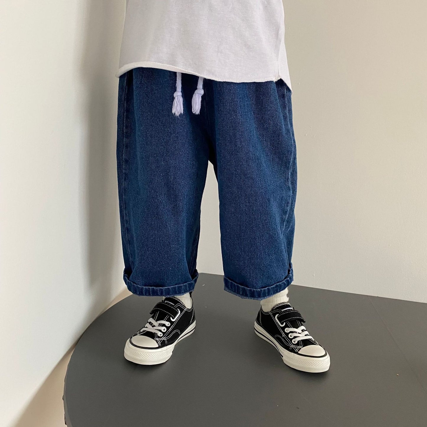 Children's lace up jeans