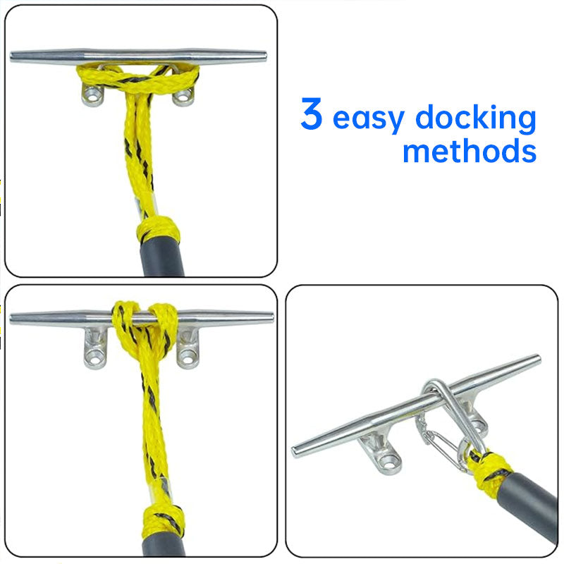 Bungee Dock Lines for Jet Ski & Kayak, Heavy Duty Stretch Mooring Rope for PWC, Pontoon, Sea-Doo, WaveRunner