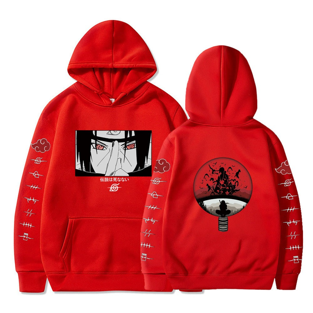 Nissan Naruto Spring, Autumn, Winter Men's Trendy Fleece Fashion Sports Casual Long sleeved Sweater