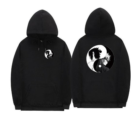 Nissan Naruto Spring, Autumn, Winter Men's Trendy Fleece Fashion Sports Casual Long sleeved Sweater