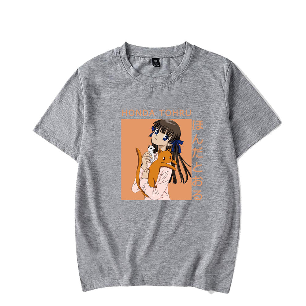 Honda Tohru Fruits Basket Printed Loose Short Sleeve T-Shirt