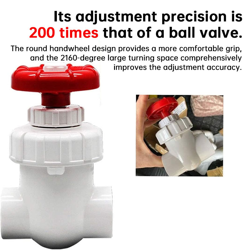 25/32/40mm UPVC Control Valve - Corrosion Resistant Plastic Gate Valve for Aquarium Sump & Garden Drip Irrigation Accessories