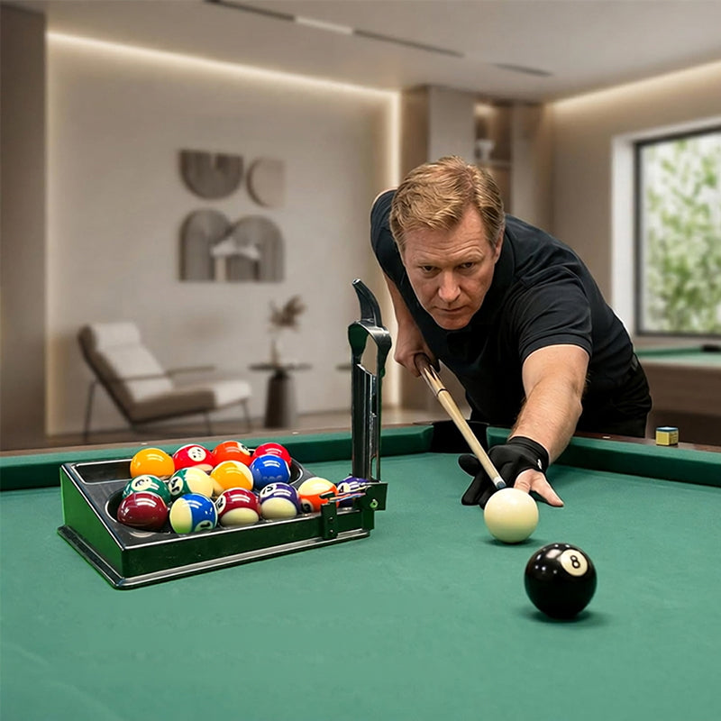 3D Printed Pool Ball Alignment Stand, Portable Snooker Training Aid & Billiard Holder