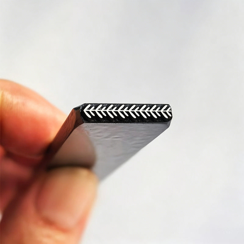 Delicate Lace Edge Metal Stamp | Jewelry Maker’s Hole Punch for Custom Ring & Bracelet Marking | Romantic Floral Texture Tool