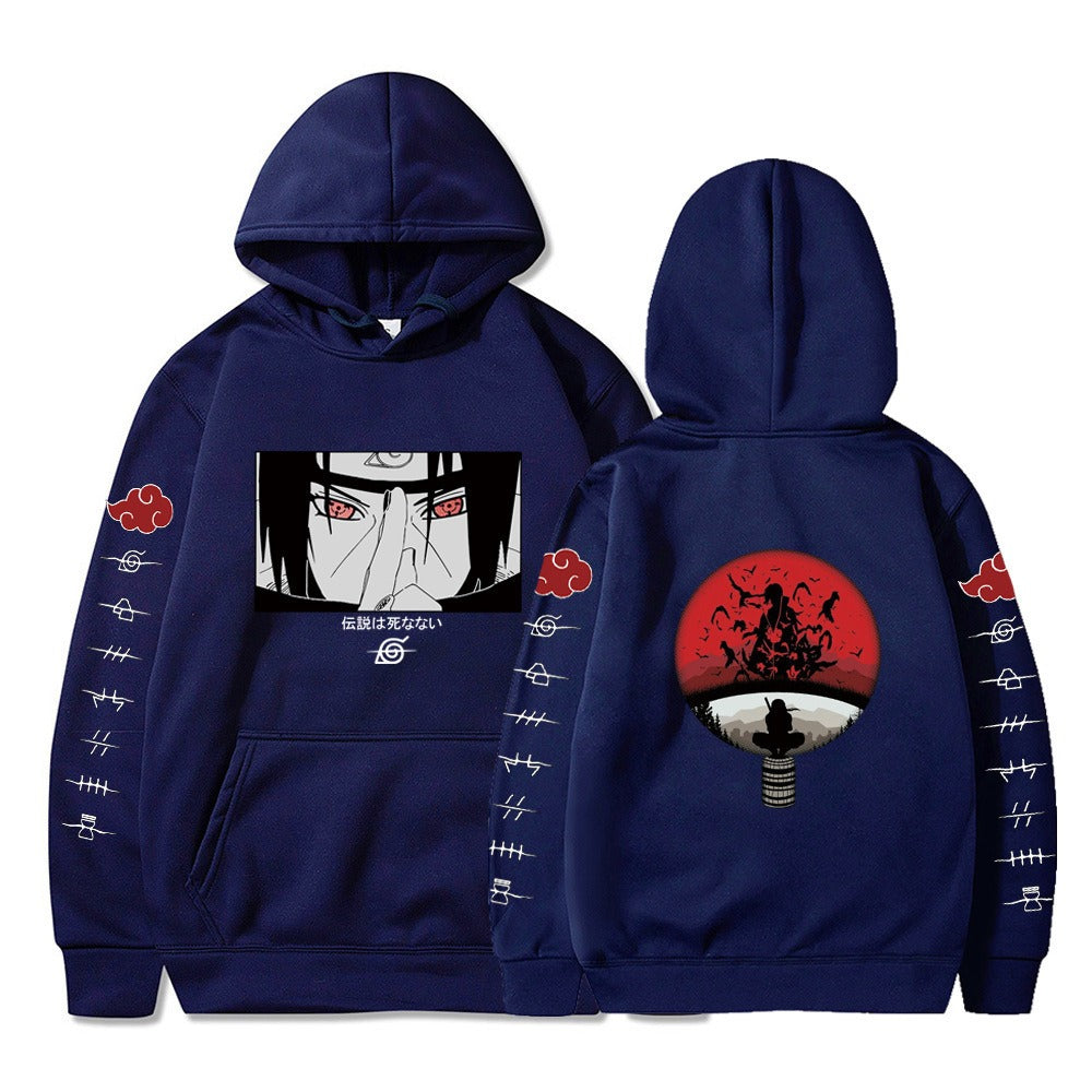 Nissan Naruto Spring, Autumn, Winter Men's Trendy Fleece Fashion Sports Casual Long sleeved Sweater
