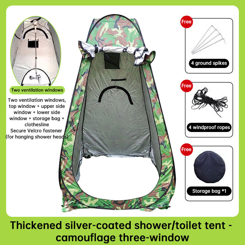Pop Up Privacy Tent - Instant Outdoor Shower & Portable Toilet for Camping